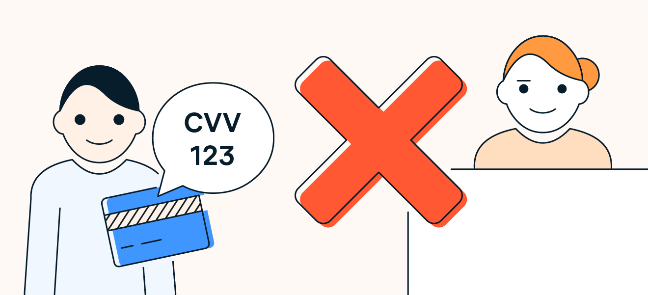 在面对面支付时永远不要提供您的CVV